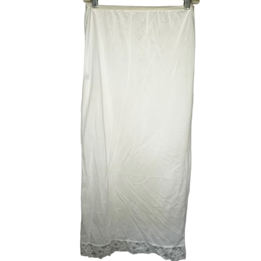 Vintage Opalaire ILGWU Nylon Long Slip with Slit - Picture 4 of 6
